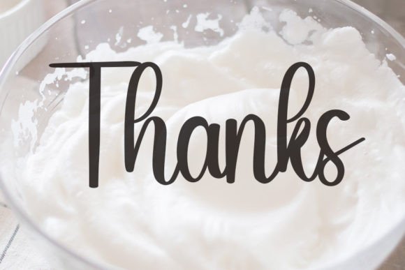 Thicken Font Poster 7