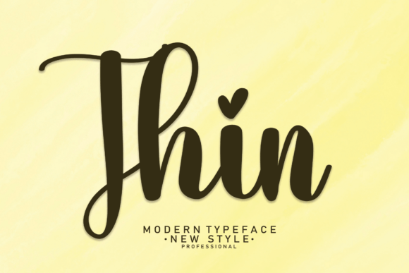 Thin Font Poster 1