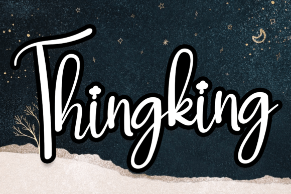 Thingking Font Poster 1