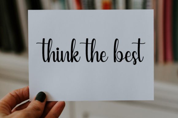 Think Font Poster 3