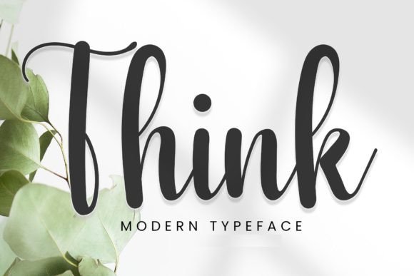 Think Font Poster 1