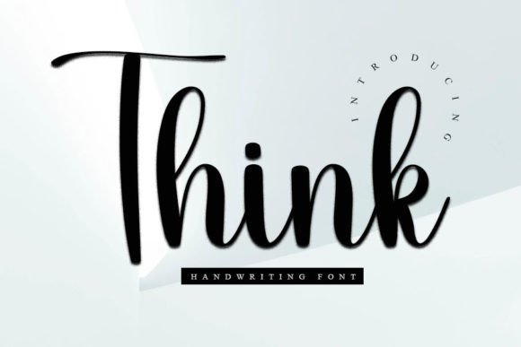 Think Font Poster 1