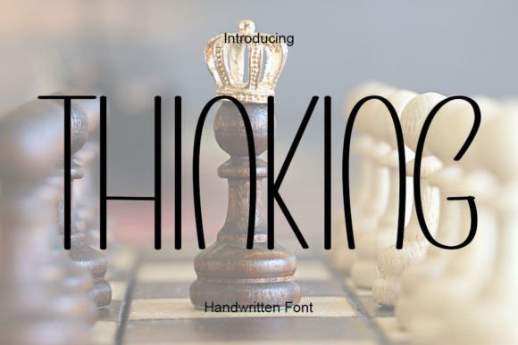 Thinking Font Poster 1