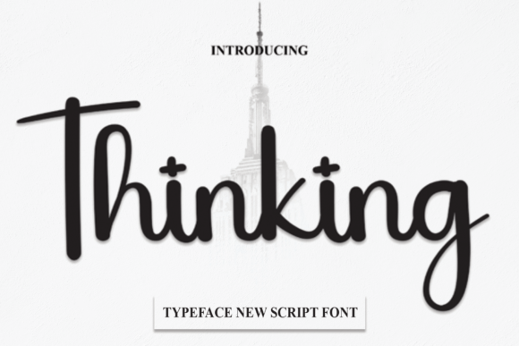 Thinking Font Poster 1