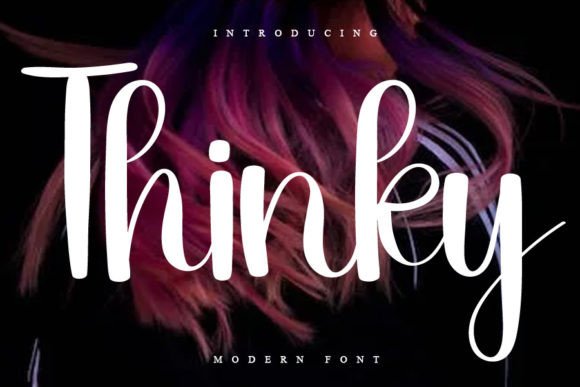 Thinky Font Poster 1