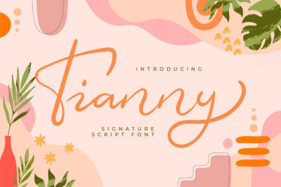Tianny Font Poster 1