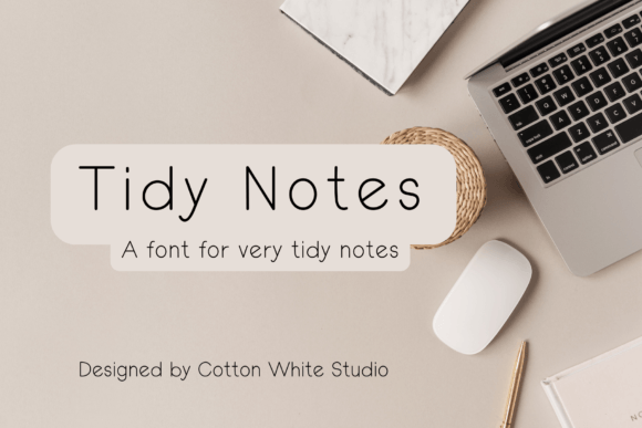 Tidy Notes Font Poster 1