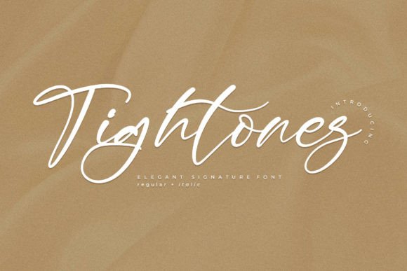 Tightones Font Poster 1