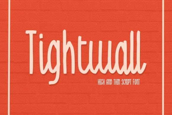 Tightwall Font Poster 1
