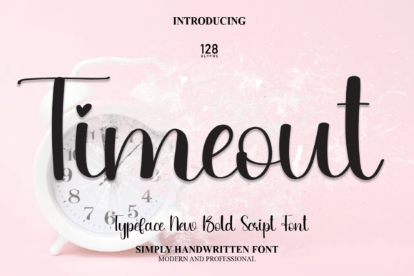 Timeout Font Poster 1
