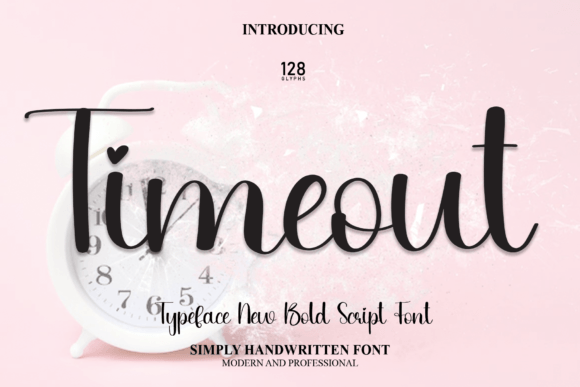 Timeout Font Timeout Font Poster 1