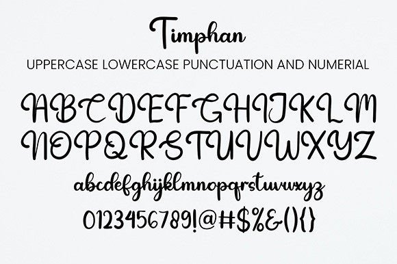 Timphan Font Poster 7