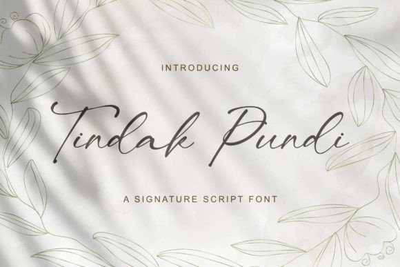 Tindak Pundi Font