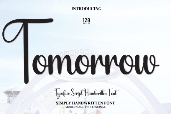 Tomorrow Font Poster 1