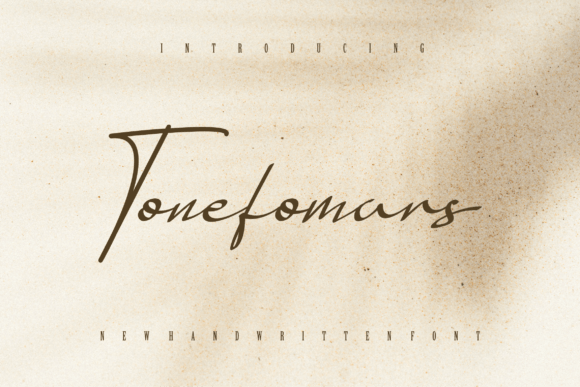 Tonefomars Font Poster 1