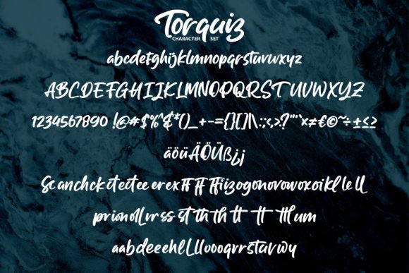 Torquiz Font Poster 4