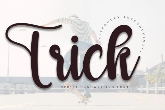 Trick Font Trick Font Poster 1