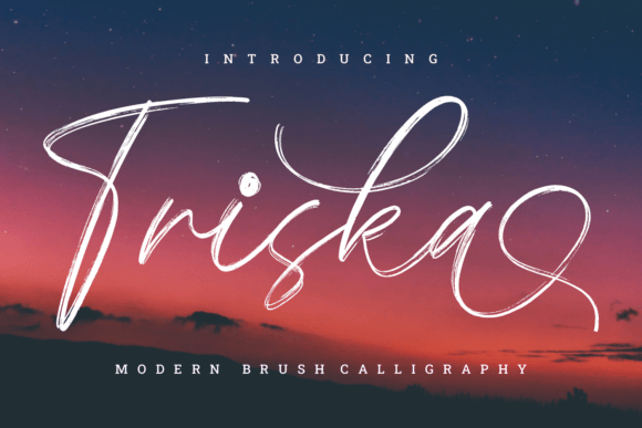 Triska Font Triska Font Poster 1