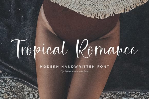 Tropical Romance Font Poster 1
