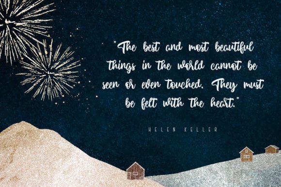 Twinkling Font Poster 9