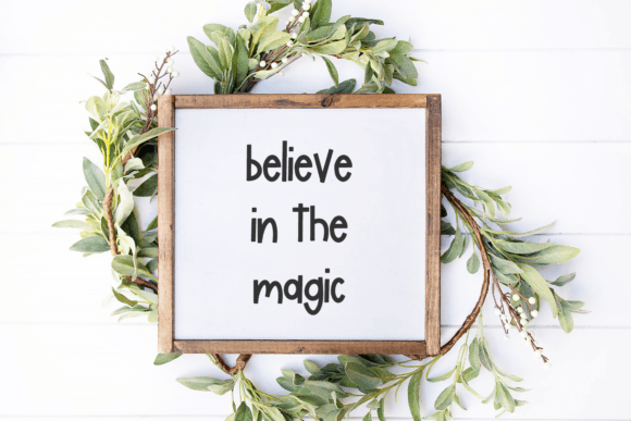 Twinkly Font Poster 6