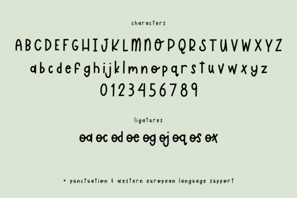 Twinkly Font Poster 10