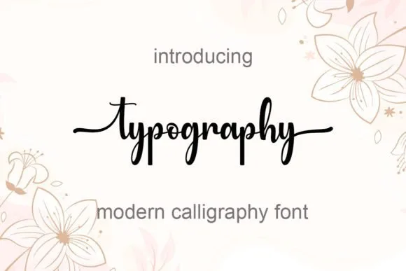 Typography Font Typography Font Poster 1