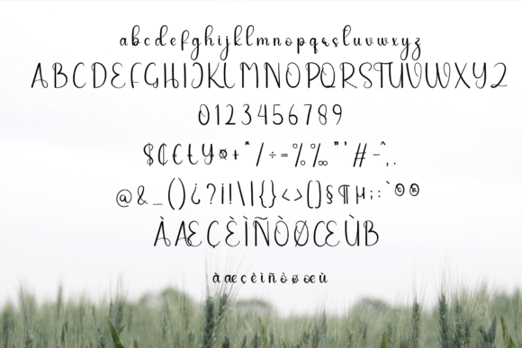 Umbrella Font Poster 6