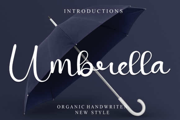 Umbrella Font Poster 1