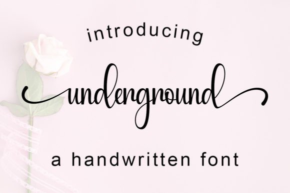 Underground Font Poster 1