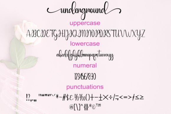 Underground Font Poster 6