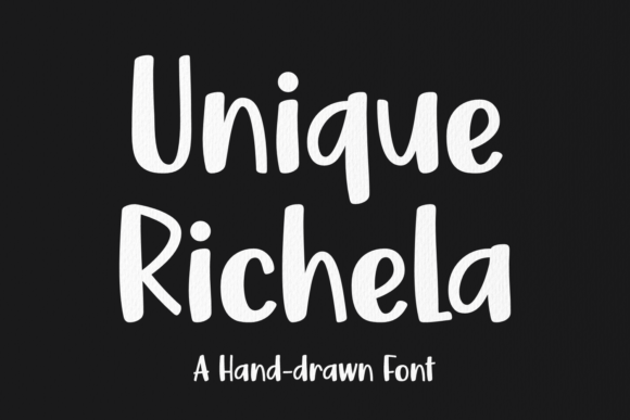 Unique Richela Font Poster 1