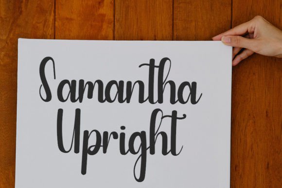 Upright Font Poster 5