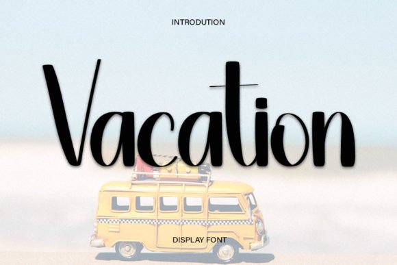 Vacation Font Poster 1