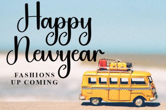 Vacation Font Poster 2