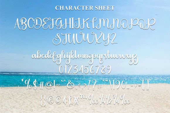Vacation Font Poster 5