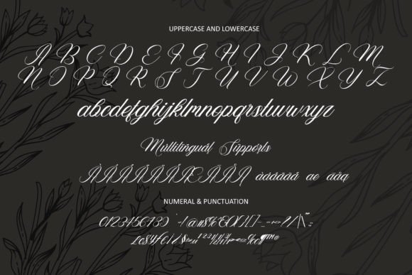 Vagentha Calligraphy Font Poster 5