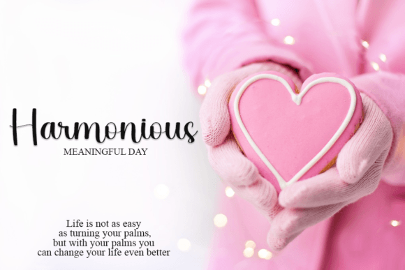 Valentine Font Poster 2