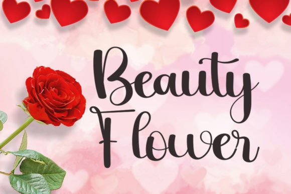 Valentine Font Poster 3