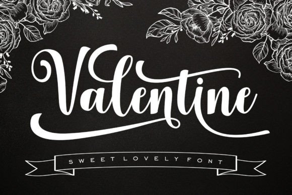 Valentine Font Poster 7