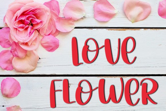 Valentine Font Poster 3