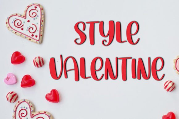Valentine Font Poster 4