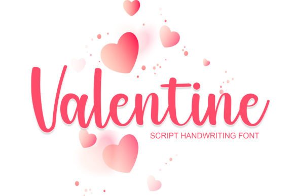 Valentine Font Poster 1