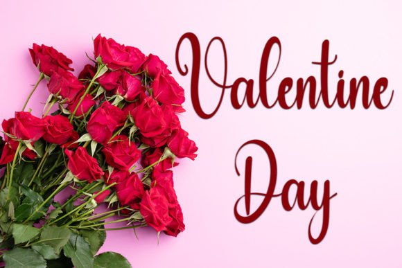 Valentine Font Poster 3