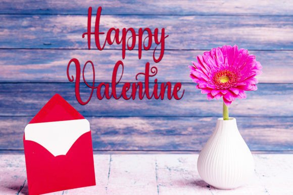 Valentine Font Poster 4