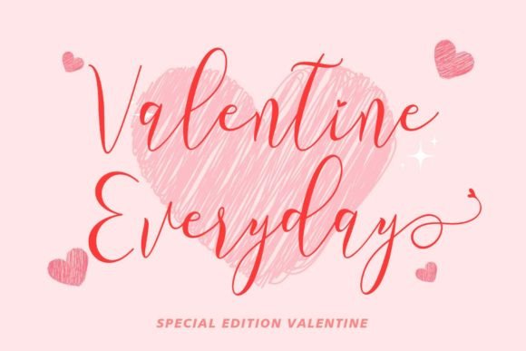 Valentine Everyday Font Poster 1