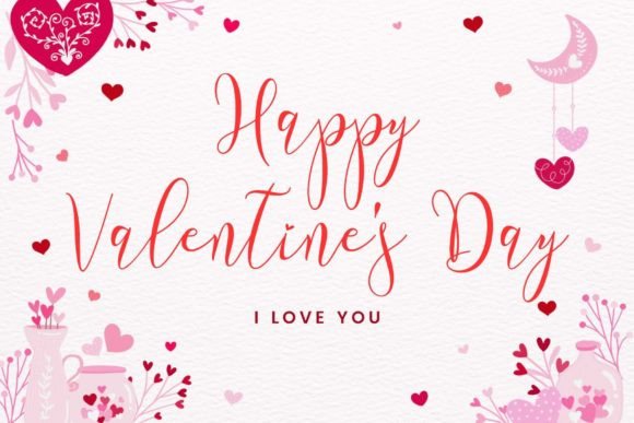 Valentine Everyday Font Poster 2