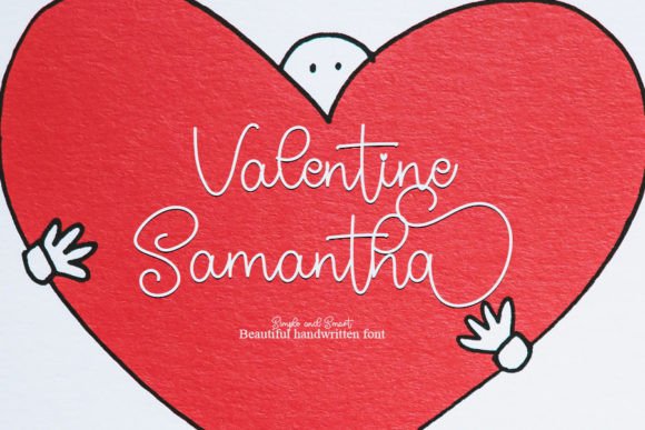 Valentine Samantha Font Poster 1
