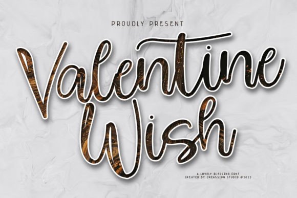 Valentine Wish Font Poster 1
