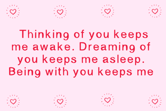 Valentines Font Poster 2